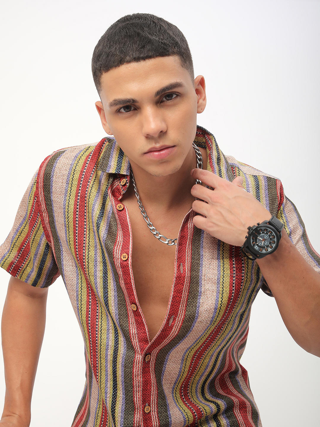 Multicolour Striped Shirt