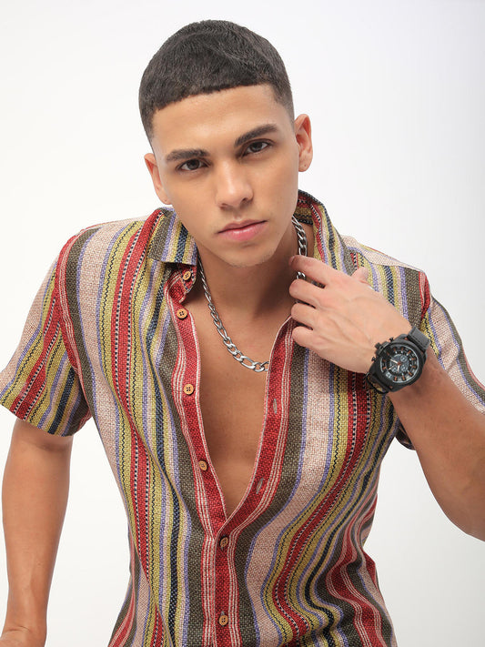 Multicolour Striped Shirt