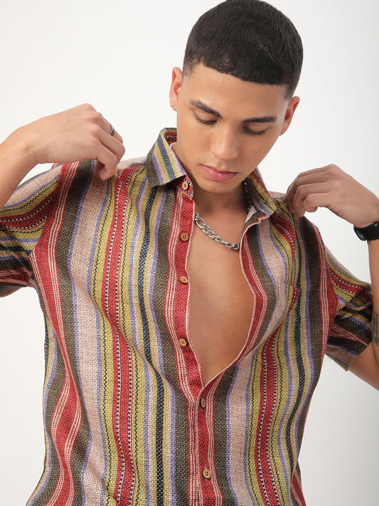 Multicolour Striped Shirt