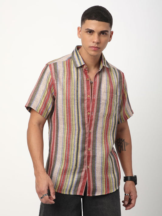 Multicolour Striped Shirt