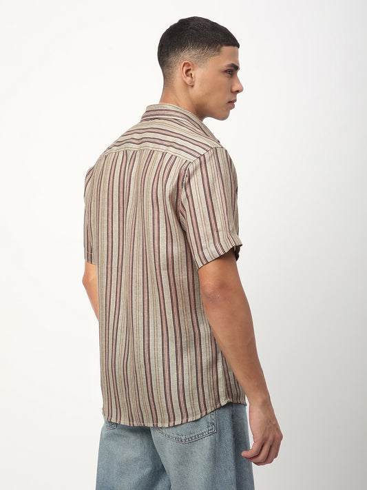 Multicolour Roman Striped Shirt