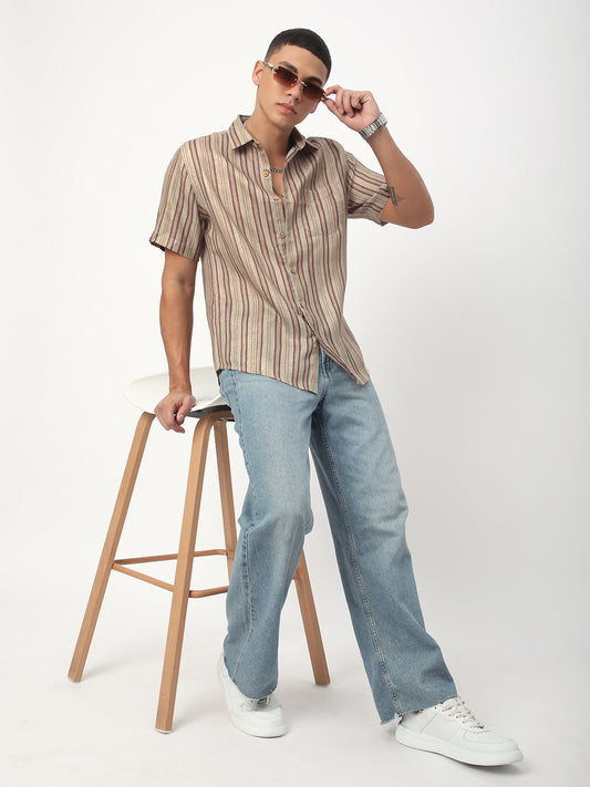 Multicolour Roman Striped Shirt