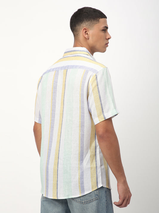 Voguish Multicolour Striped Shirt