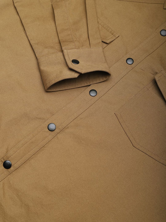 Khaki Double Pocket Overshirt