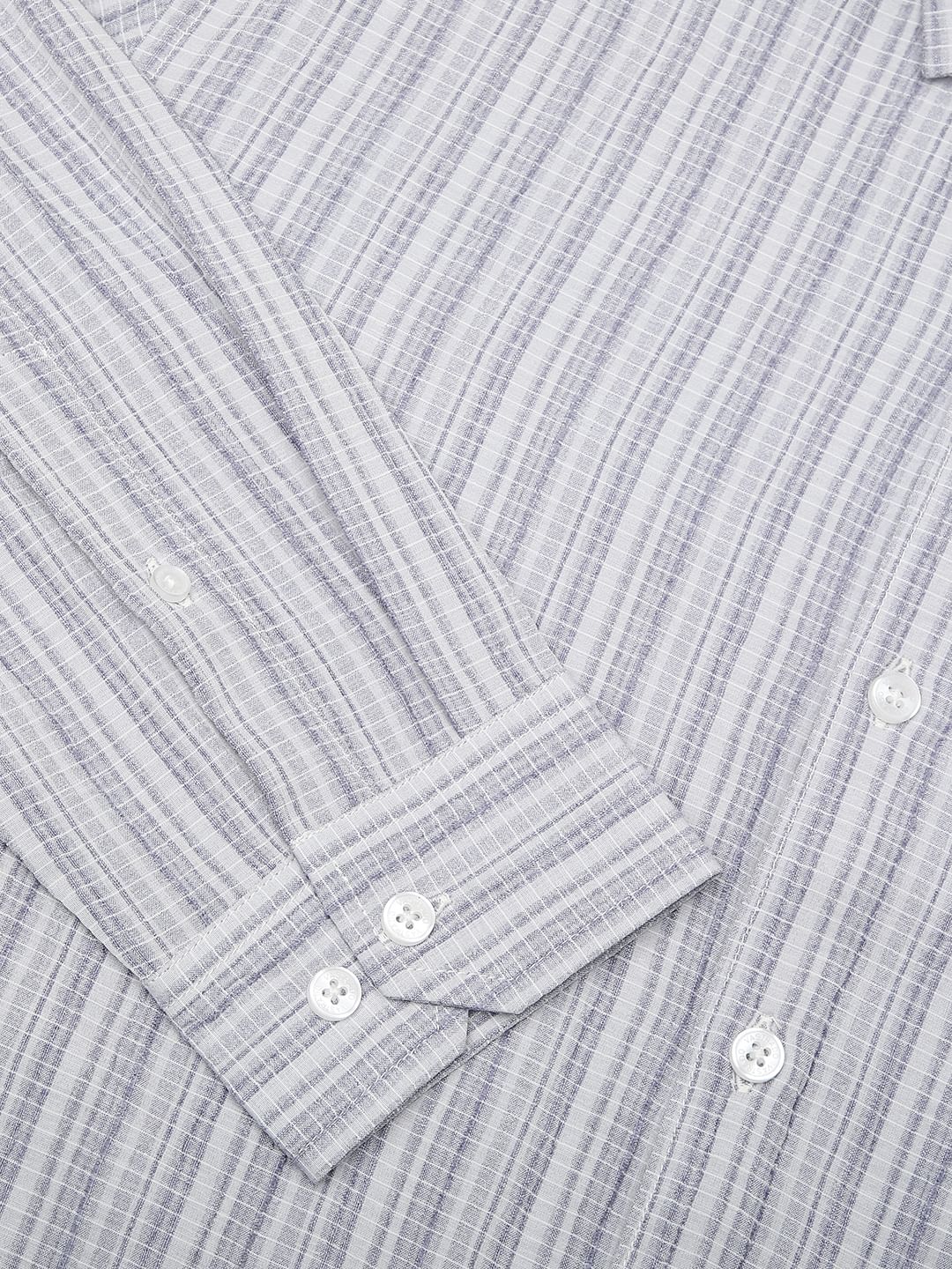 Brush Stroke Smoke Grey Textured Shirt