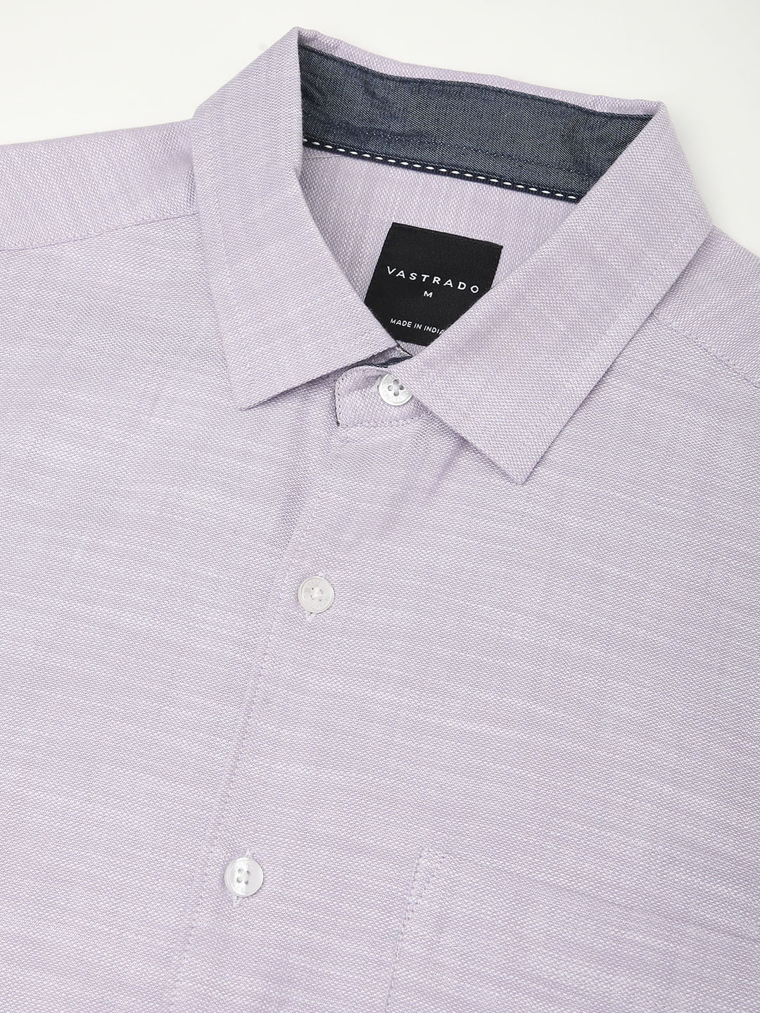 Classic Lilac Textured Shirt