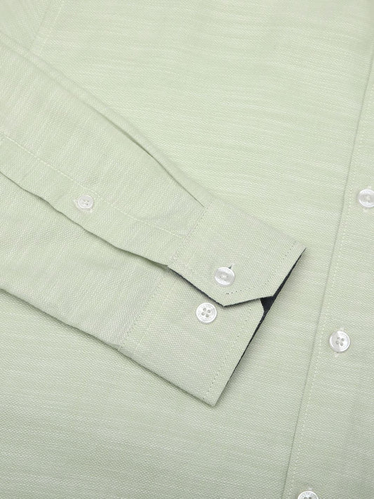 Apple Green Textured Shirt