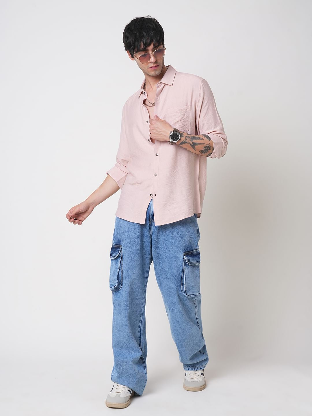 Premium Pink Italian Linen Shirt