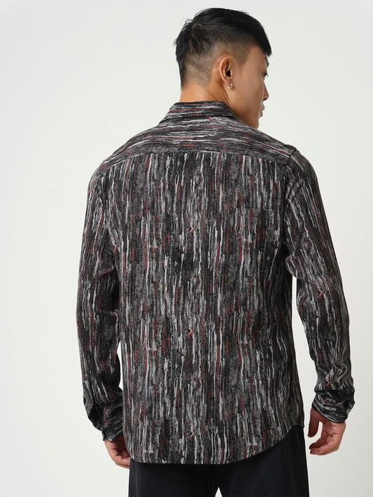 Premium Multicolour Artistic Textured Shirt