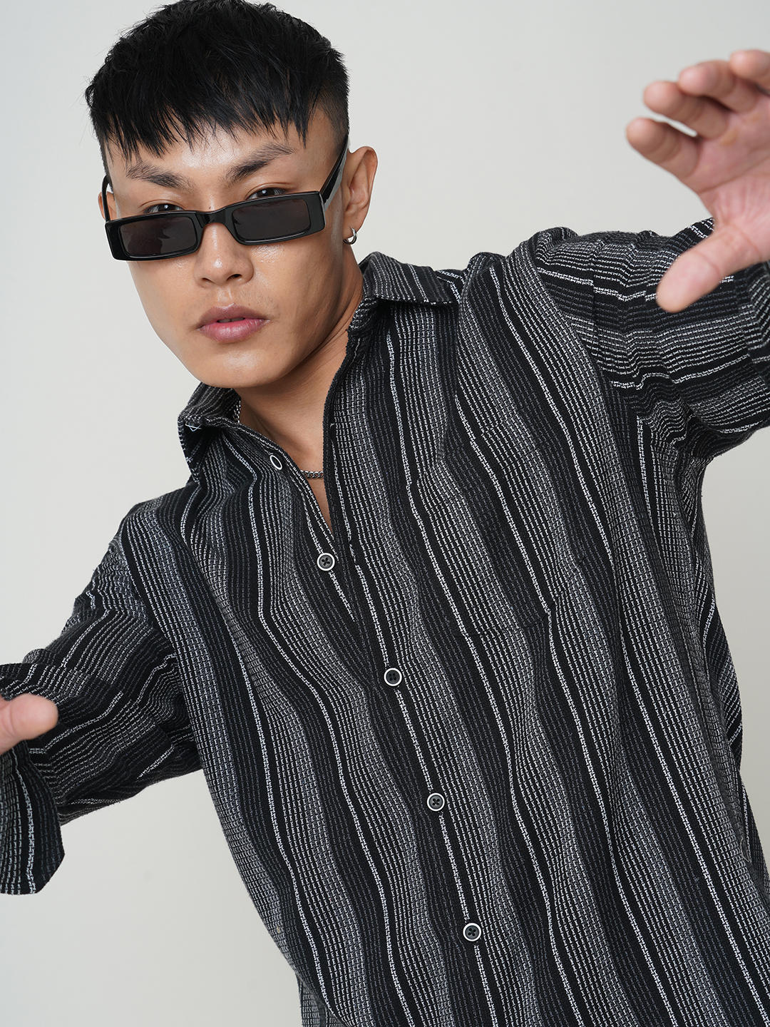 Multicolour Broad Striped Shirt