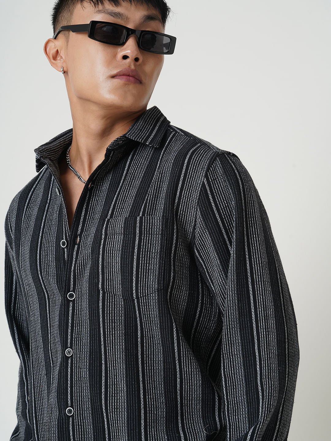 Multicolour Broad Striped Shirt