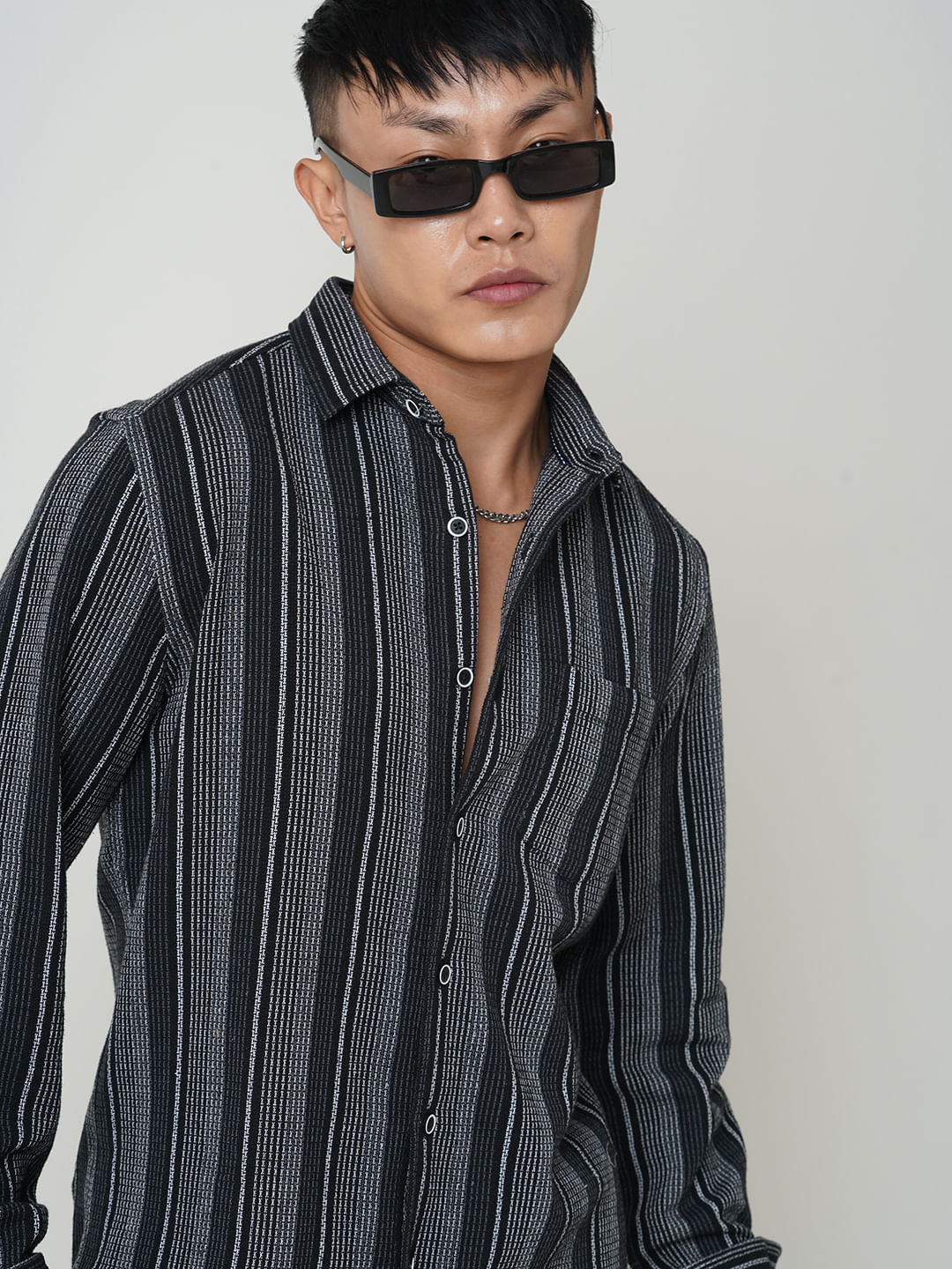 Multicolour Broad Striped Shirt