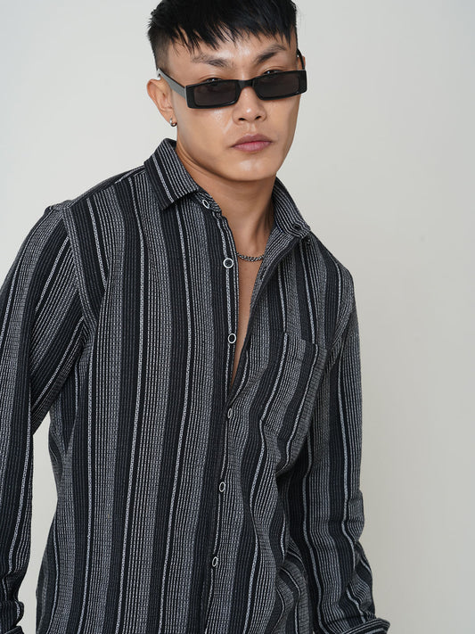 Multicolour Broad Striped Shirt