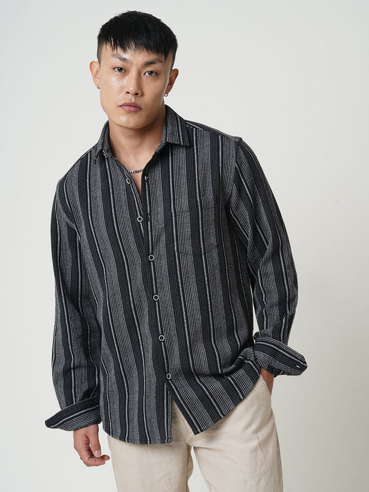 Multicolour Broad Striped Shirt