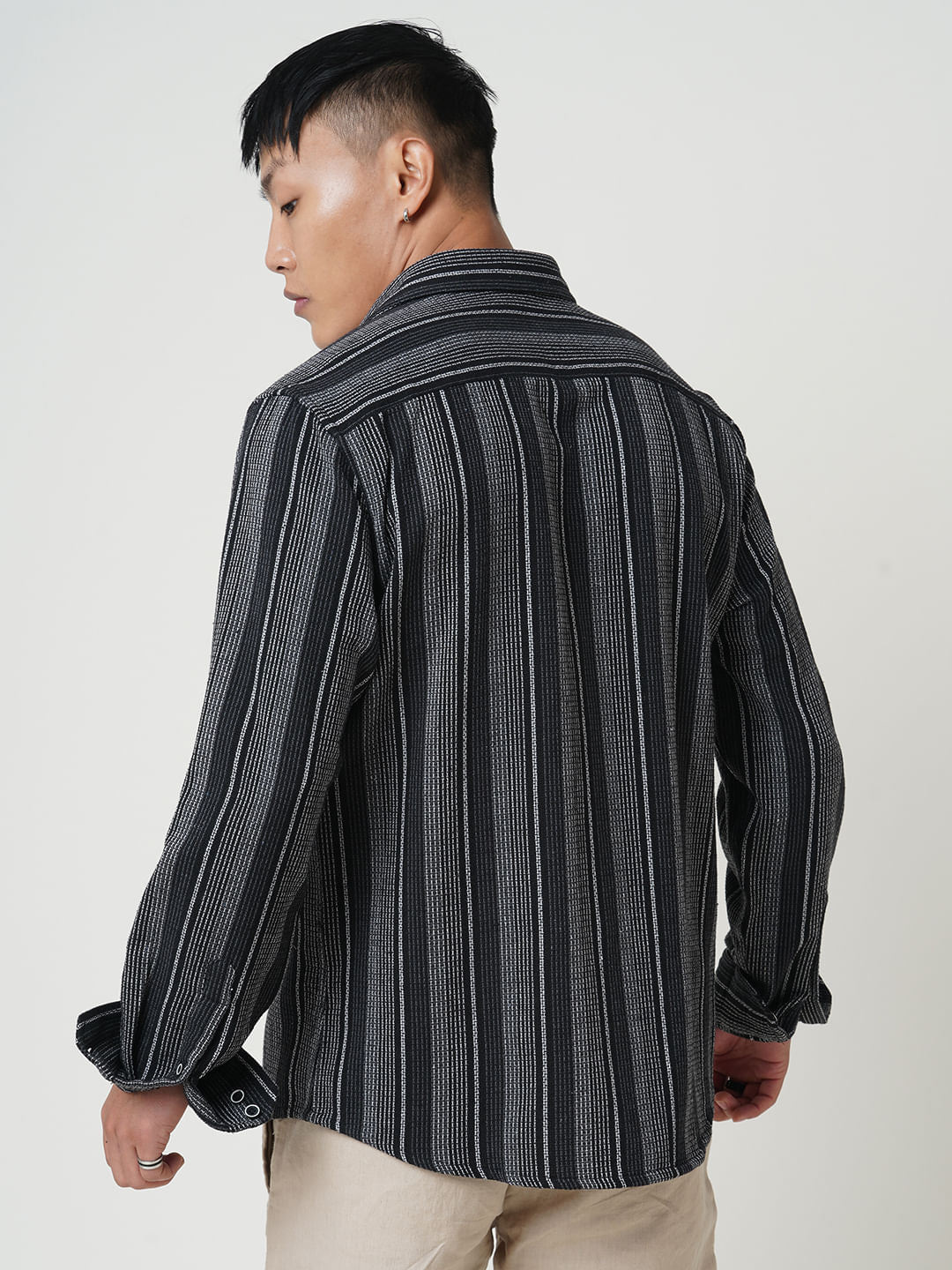 Multicolour Broad Striped Shirt
