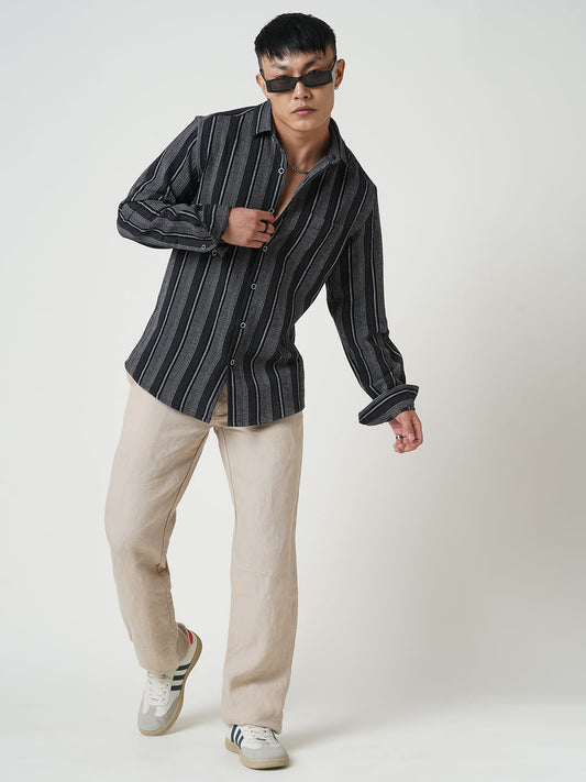Multicolour Broad Striped Shirt