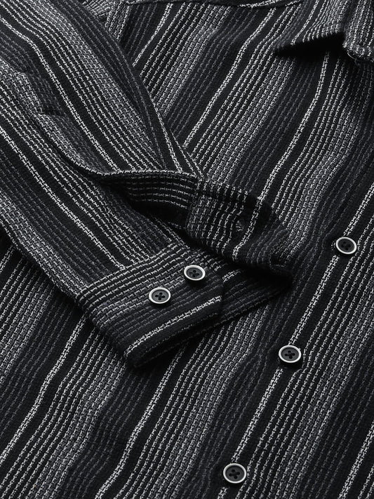 Multicolour Broad Striped Shirt
