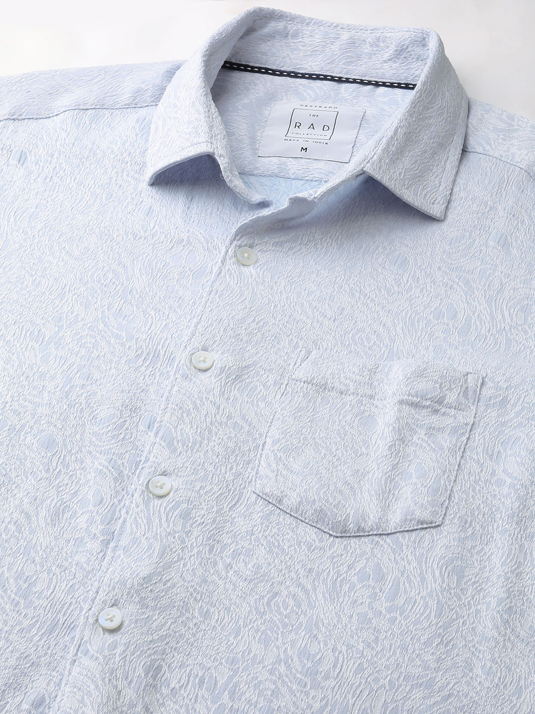 Columbia Blue Jacquard Shirt
