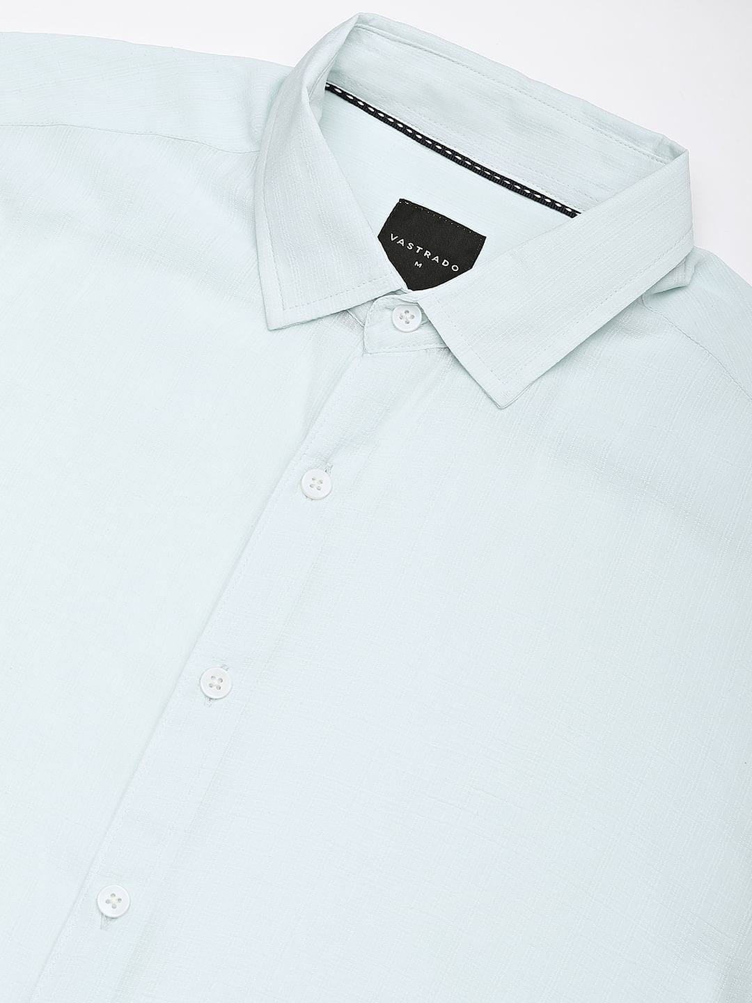 Arctic Blue Line Striped Chiffon Shirt