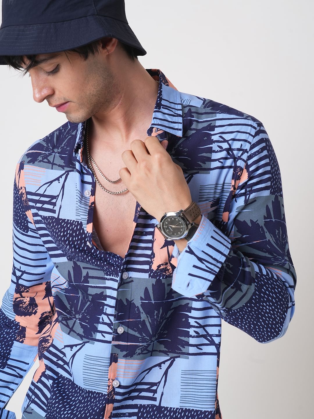 Multicolour Abstract Printed Shirt