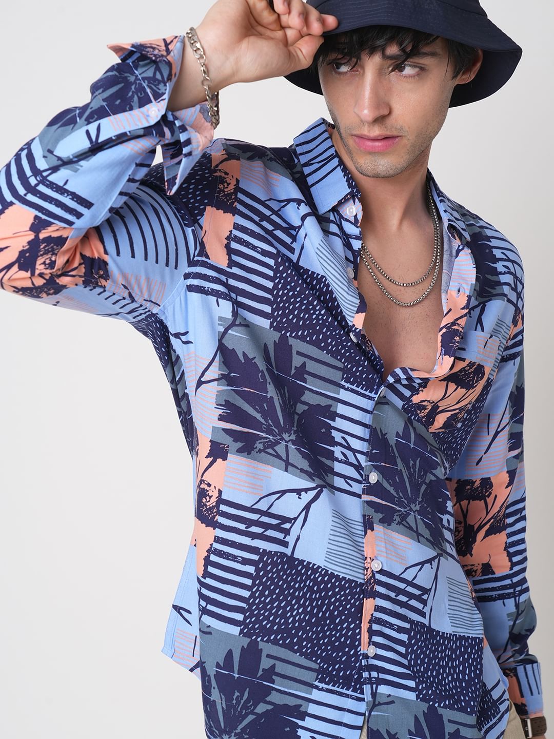 Multicolour Abstract Printed Shirt