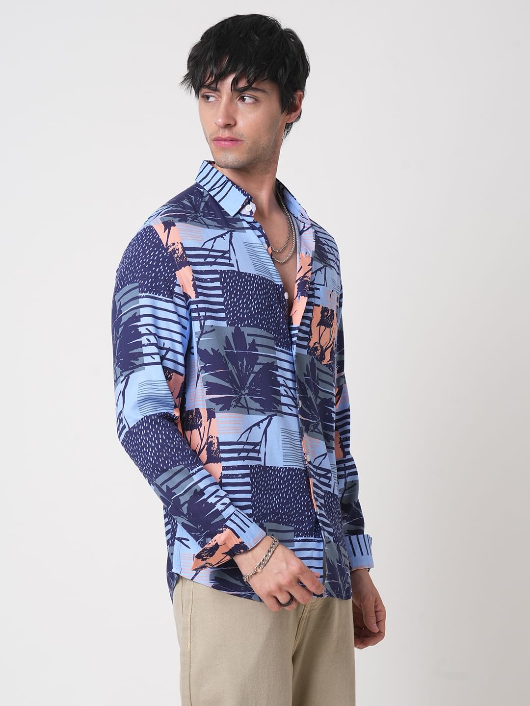 Multicolour Abstract Printed Shirt