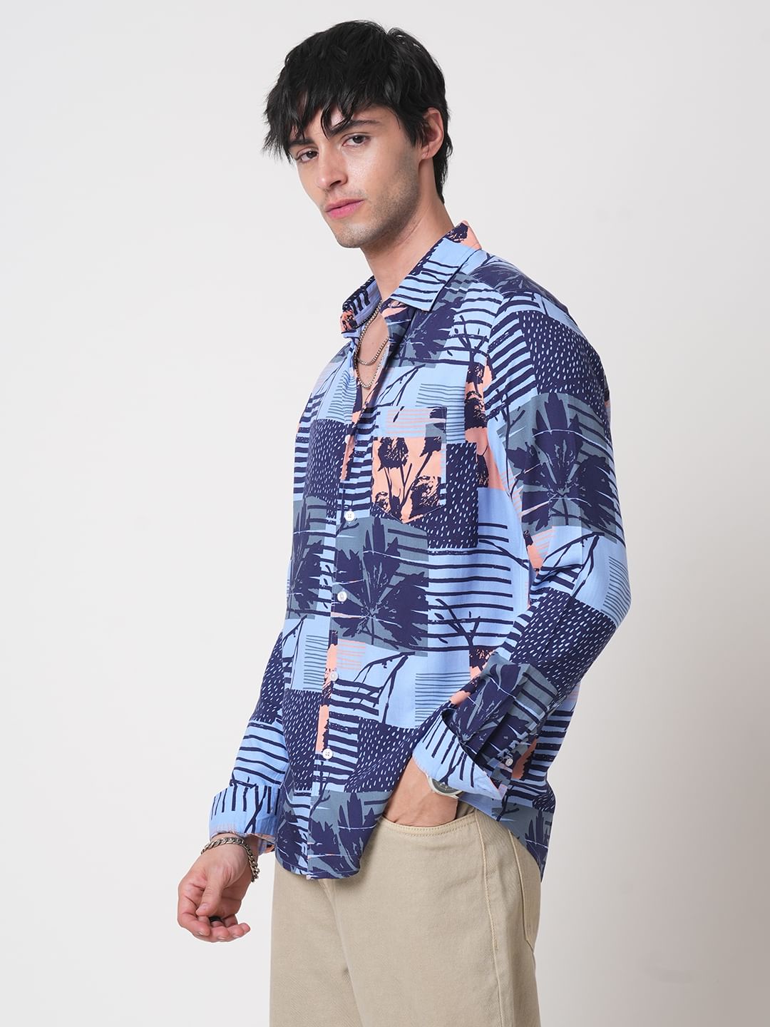 Multicolour Abstract Printed Shirt