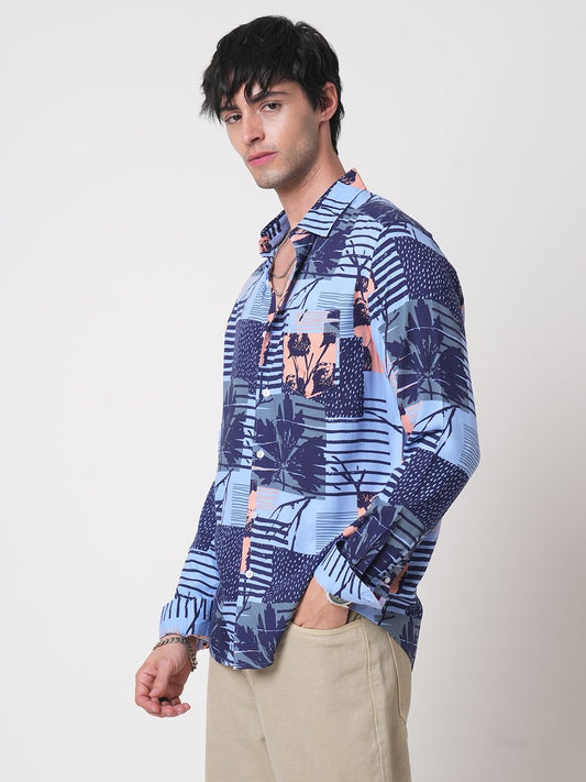 Multicolour Abstract Printed Shirt