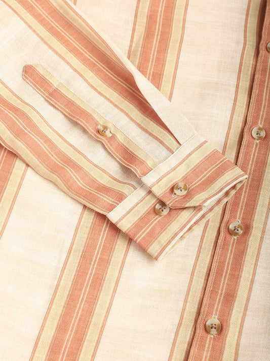 Squashy Orange Striped Shirt