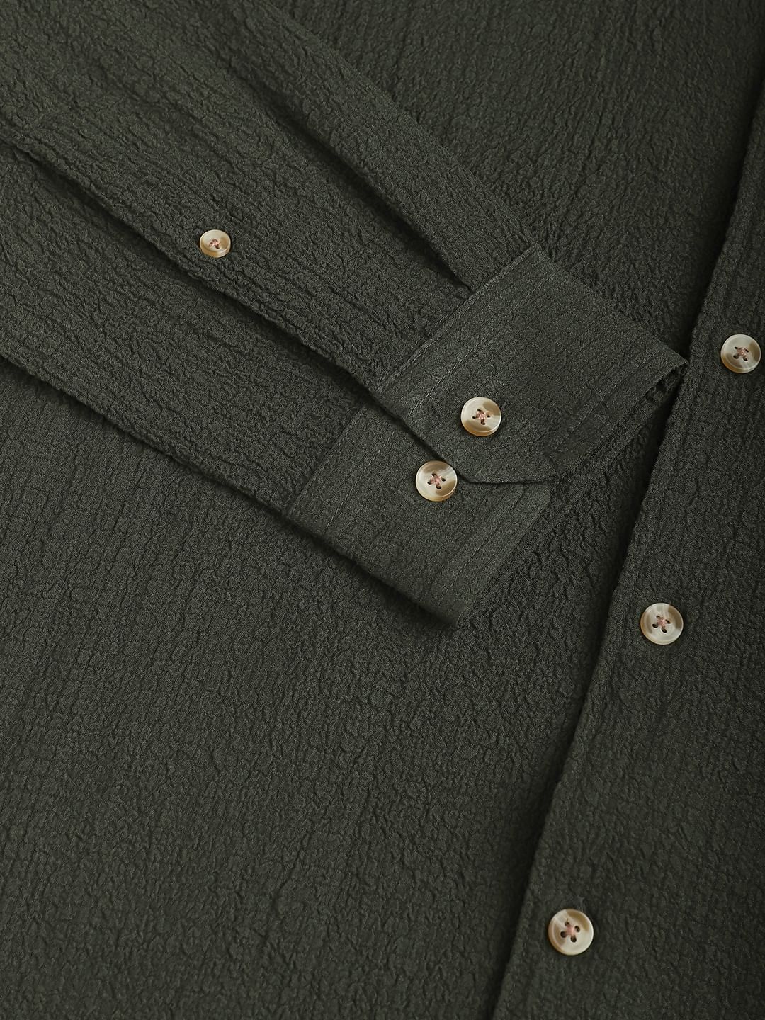 Army Olive Creased Shirt