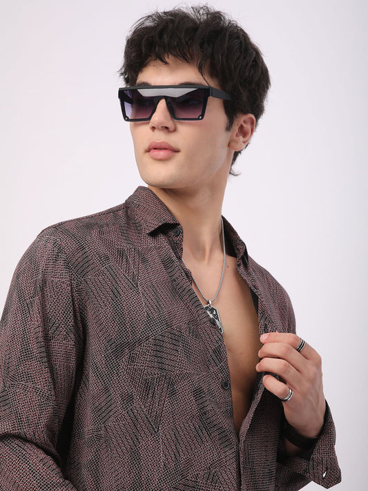 Radiant Multicolour Abstract Printed Shirt