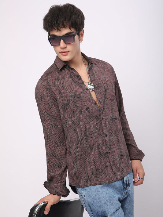 Radiant Multicolour Abstract Printed Shirt