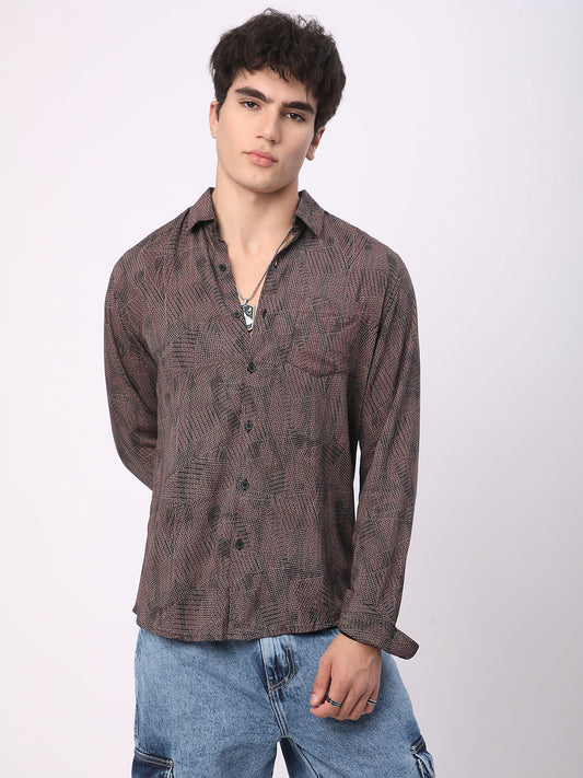 Radiant Multicolour Abstract Printed Shirt