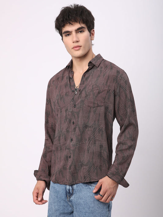 Radiant Multicolour Abstract Printed Shirt