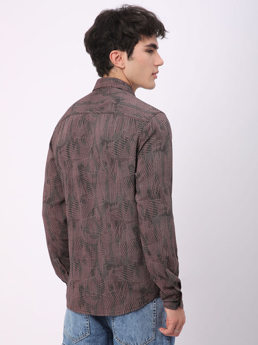 Radiant Multicolour Abstract Printed Shirt