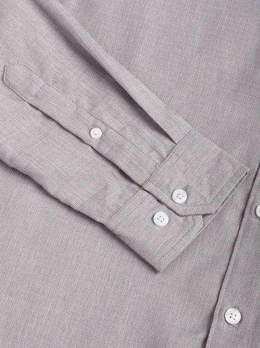 Pewter Grey Linen Shirt
