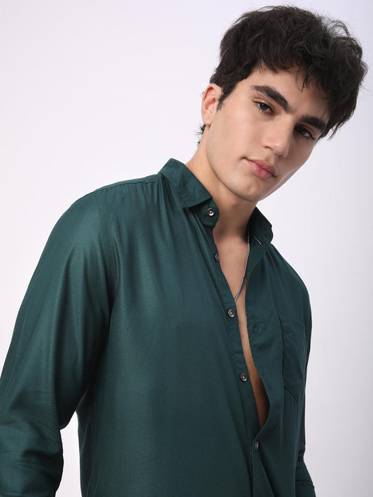 Solid Sacramento Green Shirt