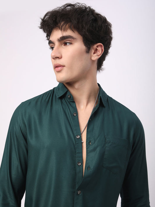 Solid Sacramento Green Shirt