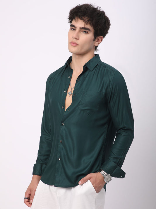 Solid Sacramento Green Shirt