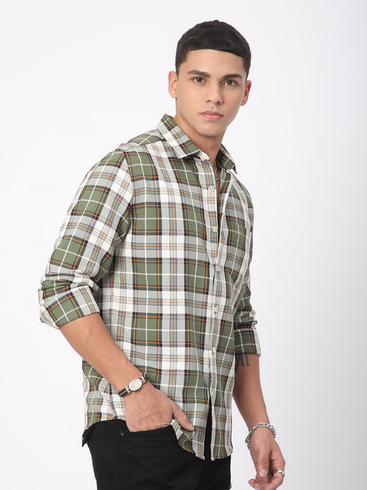 Timeless Tartanique Green Checkered Shirt