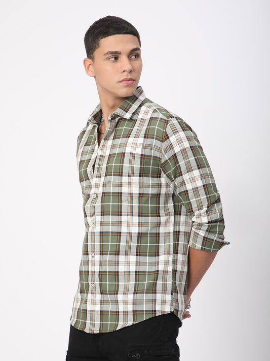 Timeless Tartanique Green Checkered Shirt