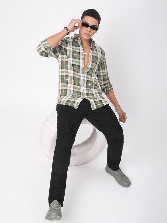 Timeless Tartanique Green Checkered Shirt