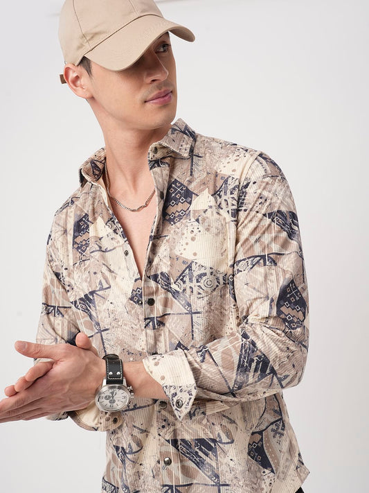 Graffito Multicolour Corduroy Shirt