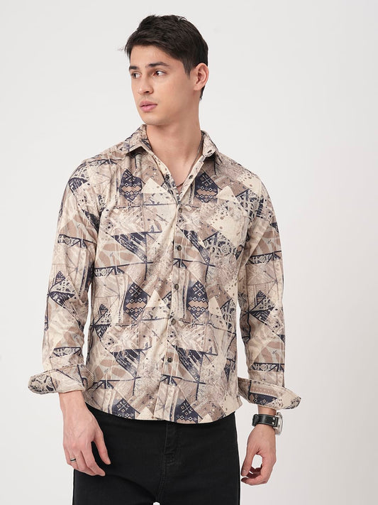 Graffito Multicolour Corduroy Shirt