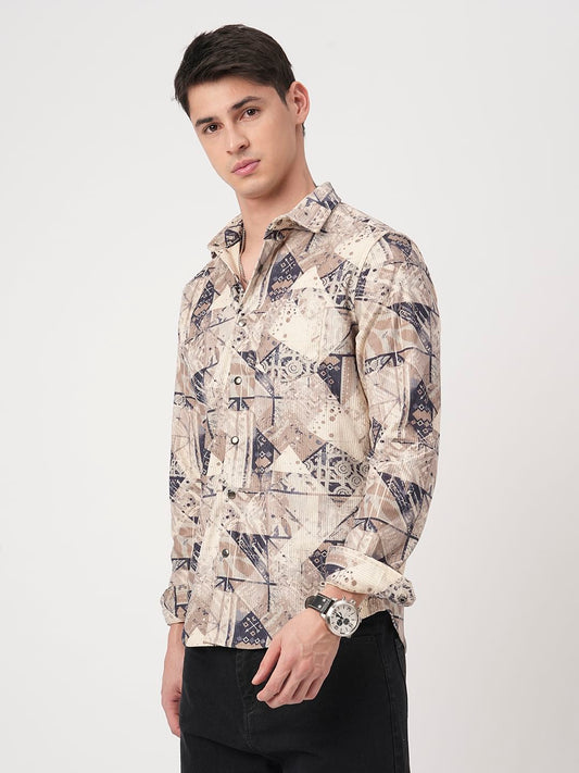 Graffito Multicolour Corduroy Shirt