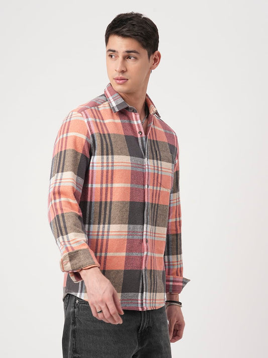 Multicolour Tartanique Checked Flannel Shirt