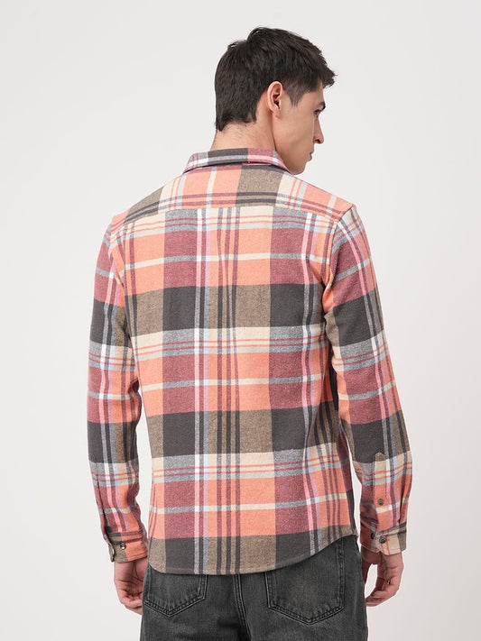 Multicolour Tartanique Checked Flannel Shirt