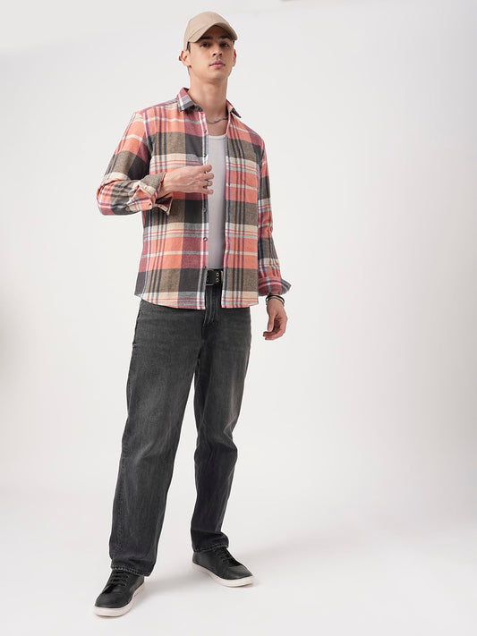 Multicolour Tartanique Checked Flannel Shirt