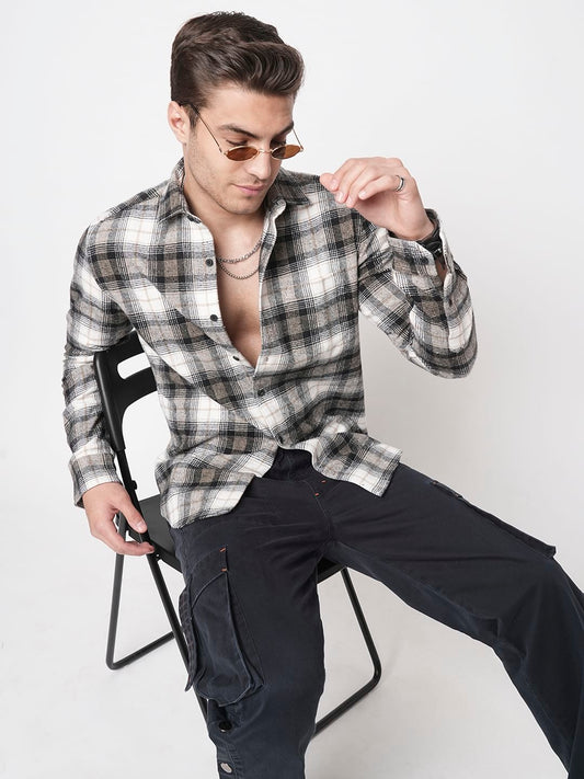 Super Soft Multicolour Plaid Checks Flannel Shirt