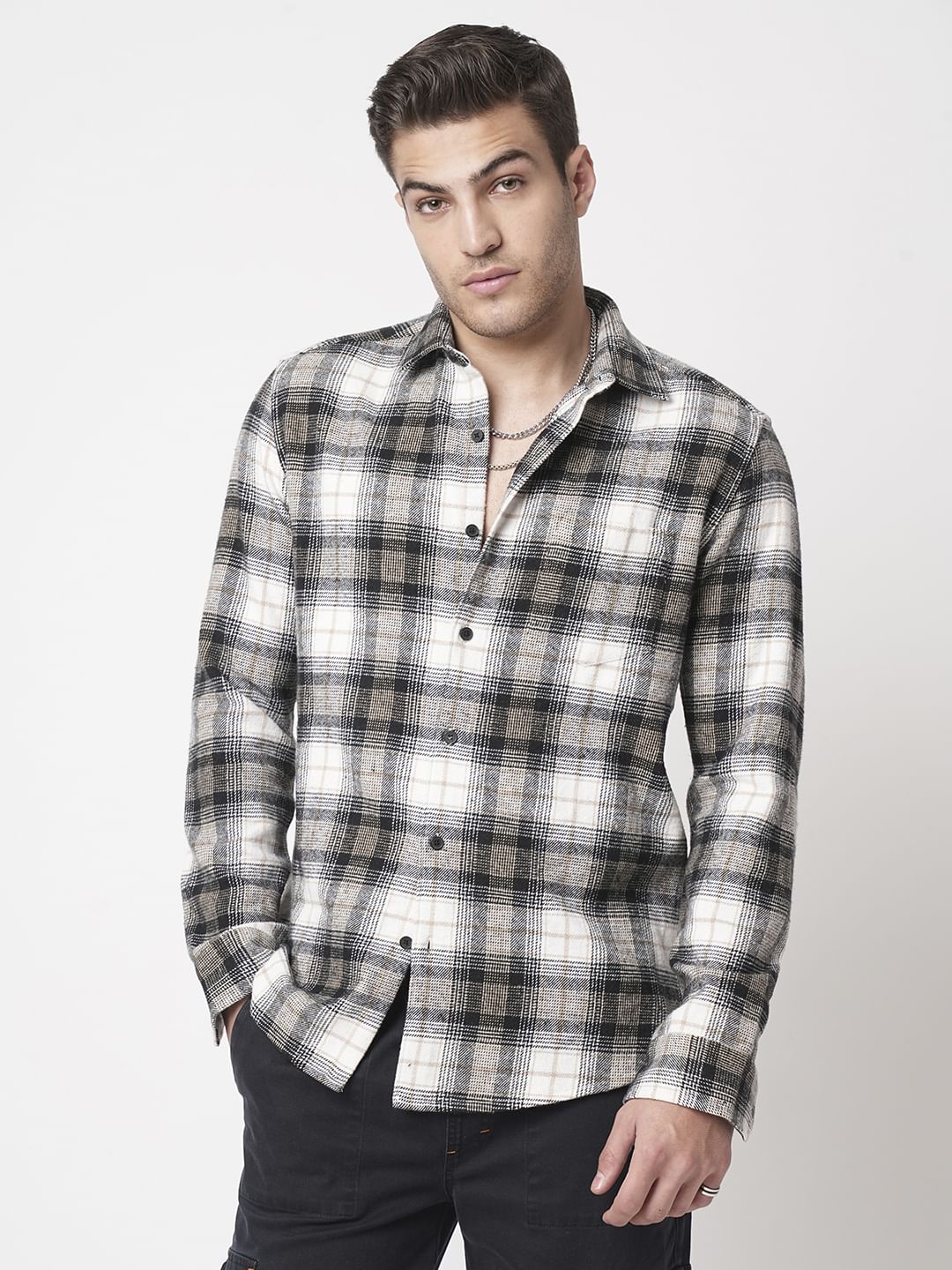 Super Soft Multicolour Plaid Checks Flannel Shirt
